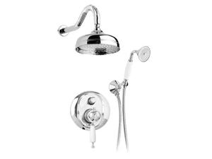 CANTERBURY - Recessed single handle steel shower set with diverter _ Gaia Mobili